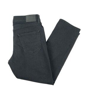 Lucky Brand Jeans Men 33x30 Black 410 Athletic Straight Dark Stretch Denim NWOT